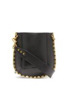 Matchesfashion.com Isabel Marant - Nasko Mini Scalloped Trim Cross Body Bag - Womens - Black Gold