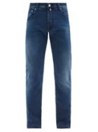 Jacob Cohn - Nick Selvedge Slim-leg Jeans - Mens - Dark Blue