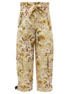 Matchesfashion.com Colville - Floral-print Cotton-twill Combat Trousers - Womens - Multi