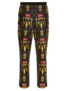 Etro Floral-print Cotton-blend Cropped Trousers