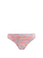 Matchesfashion.com Fisch - Lorient Fish-print Bikini Briefs - Womens - Pink Print