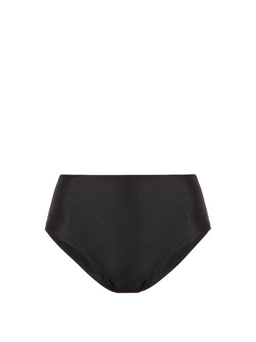 Matchesfashion.com Jade Swim - Bound High Rise Bikini Briefs - Womens - Black