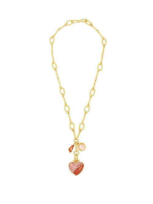 Matchesfashion.com Lizzie Fortunato - Honeymoon Gold Plated Brass Necklace - Womens - Gold