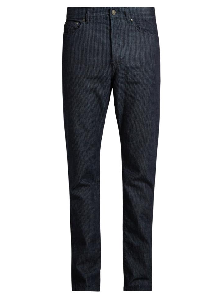 Bottega Veneta Straight-leg Striped Jeans