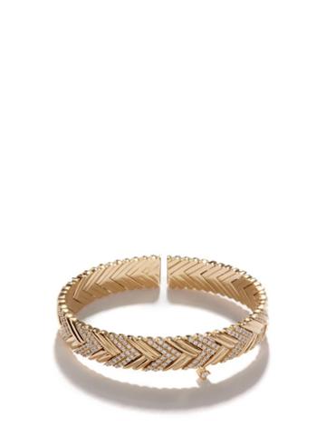 Rainbow K - Victoire Diamond & 14kt Gold Bracelet - Womens - Gold Multi