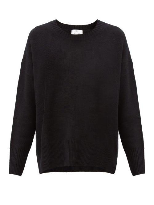 Matchesfashion.com Allude - Dropped-sleeve Cashmere Sweater - Womens - Black