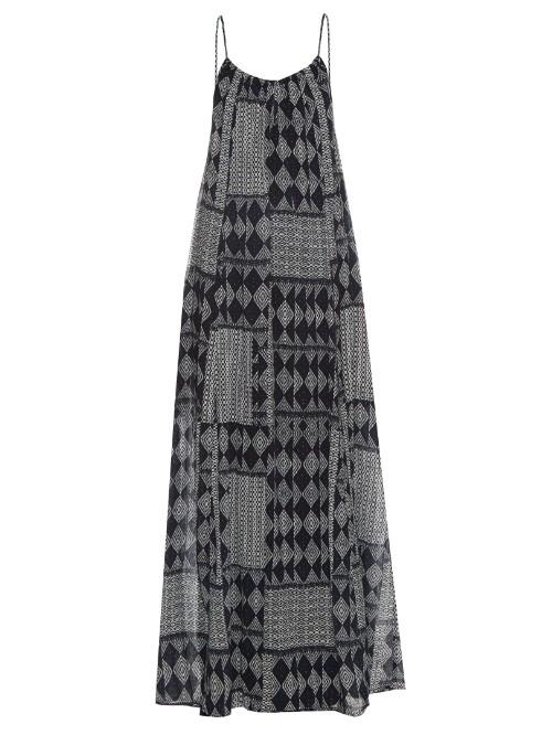 Velvet By Graham & Spencer Mali Geometric-print Maxi Dress