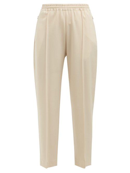 Matchesfashion.com Joseph - Dalton Wool Blend Trousers - Womens - Cream
