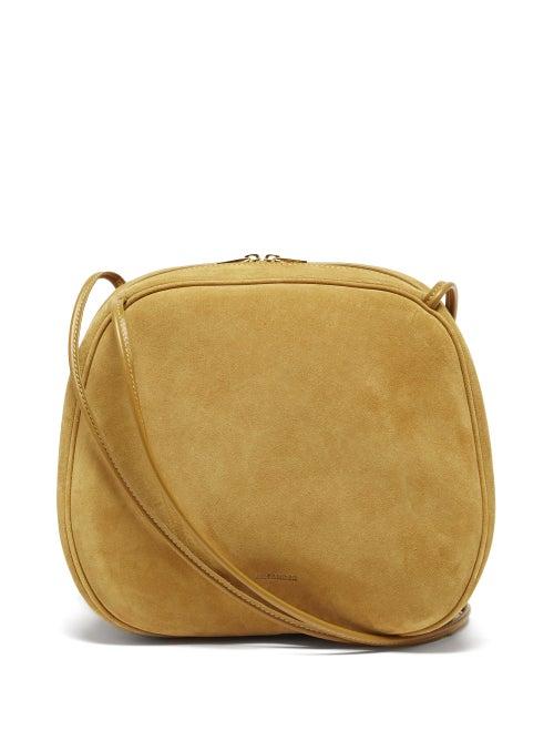 Jil Sander - Suede Cross-body Bag - Womens - Tan