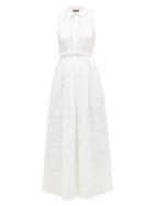 Matchesfashion.com Max Mara Studio - Nadar Shirt Dress - Womens - Ivory