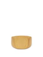 Matchesfashion.com Eli Halili - Octagon Engraved 22kt Gold Signet Ring - Womens - Gold