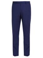 Matchesfashion.com Paul Smith - Wool Tuxedo Trousers - Mens - Blue
