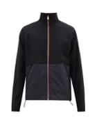 Matchesfashion.com Paul Smith - Artist-stripe Panelled Wool-blend Jacket - Mens - Navy