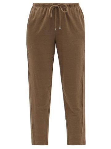 Matchesfashion.com Max Mara Leisure - Cristin Track Pants - Womens - Brown