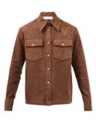 Sfr - Matsy Cotton-blend Shirt - Mens - Brown