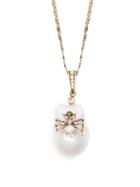 Matchesfashion.com Alexander Mcqueen - Spider Crystal And Pearl Necklace - Womens - Pearl