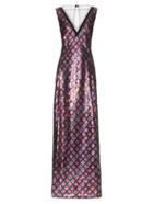 Marc Jacobs Tulle-panel Sequin-embellished Gown