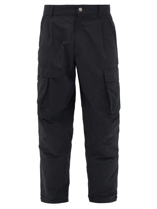 Matchesfashion.com Givenchy - Patch-pocket Tapered Cargo Trousers - Mens - Black