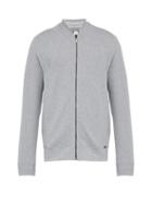 Matchesfashion.com Hanro - Zip Through Cotton Blend Track Top - Mens - Grey