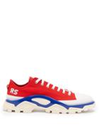 Matchesfashion.com Raf Simons X Adidas - Detroit Runner Canvas Low Top Trainers - Mens - Red Multi