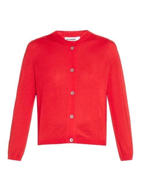 Jil Sander Cashmere And Silk-blend Cardigan