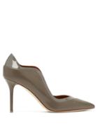 Matchesfashion.com Malone Souliers By Roy Luwolt - Penelope Leather Pumps - Womens - Grey