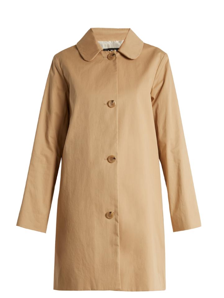 A.p.c. Dolly Cotton-blend Gabardine Coat