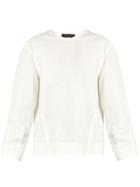 Calvin Klein Collection Lotti Linen Herringbone Top