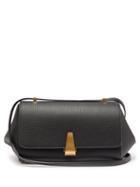 Matchesfashion.com Bottega Veneta - Bv Angle Grained Leather Shoulder Bag - Womens - Black