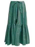 Matchesfashion.com Weekend Max Mara - Eloisa Skirt - Womens - Green Print