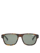 Matchesfashion.com Dior Homme Sunglasses - Diorflag2 Rectangle Optyl Sunglasses - Mens - Tortoiseshell