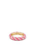Yvonne Lon - Diamond, Enamel & 9kt Gold Ring - Womens - Pink
