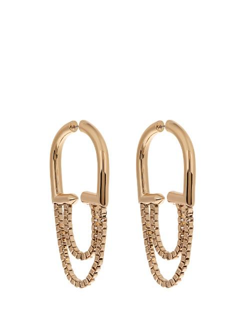 Eddie Borgo Allure Chain Gold-plated Earrings