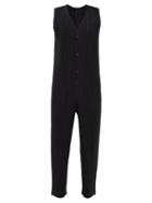 Homme Pliss Issey Miyake - Technical-pleated Overalls - Mens - Black