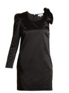 Matchesfashion.com Isa Arfen - Asymmetric Duchess Satin Dress - Womens - Black