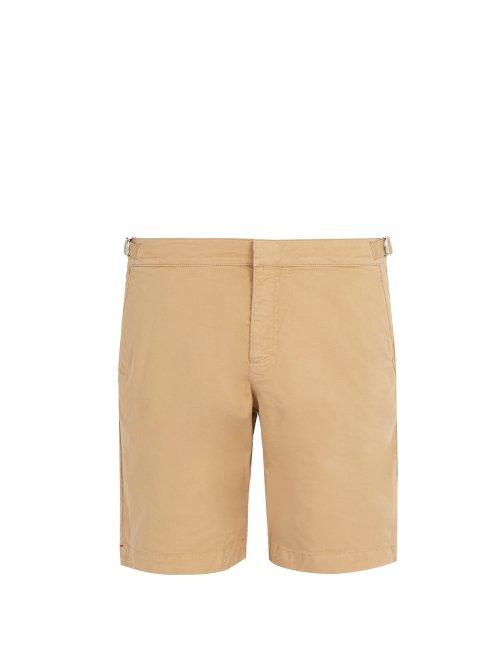 Matchesfashion.com Orlebar Brown - Dane Ii Cotton Shorts - Mens - Brown