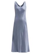 Matchesfashion.com Max Mara Leisure - Talete Dress - Womens - Denim