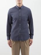 Officine Gnrale - Lipp Patch-pocket Cotton Shirt - Mens - Blue