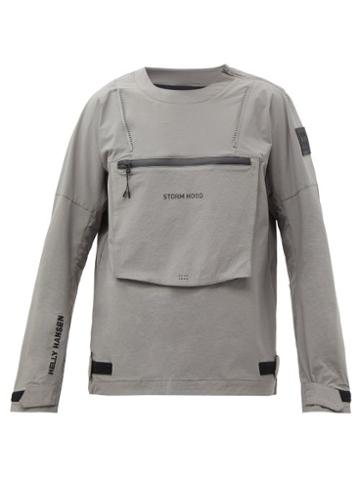 Hh -118389225 - Hh Arc Patch-pocket Technical Top - Mens - Grey