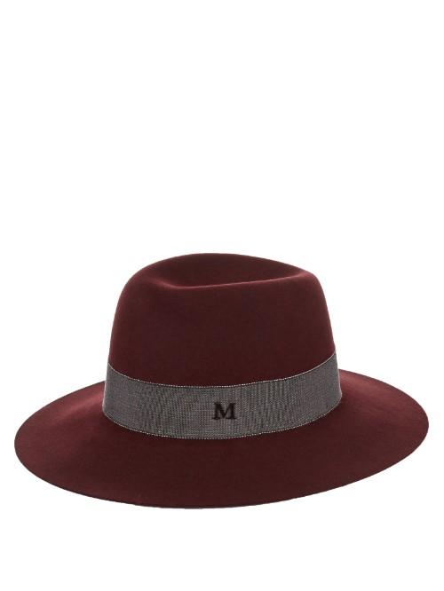 Maison Michel Virginie Showerproof Fur-felt Hat
