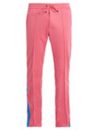 Valentino Side-stripe Straight-leg Jersey Track Pants