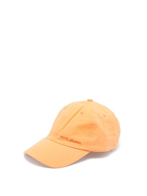Matchesfashion.com Acne Studios - Logo-embroidered Cotton-canvas Baseball Cap - Mens - Orange