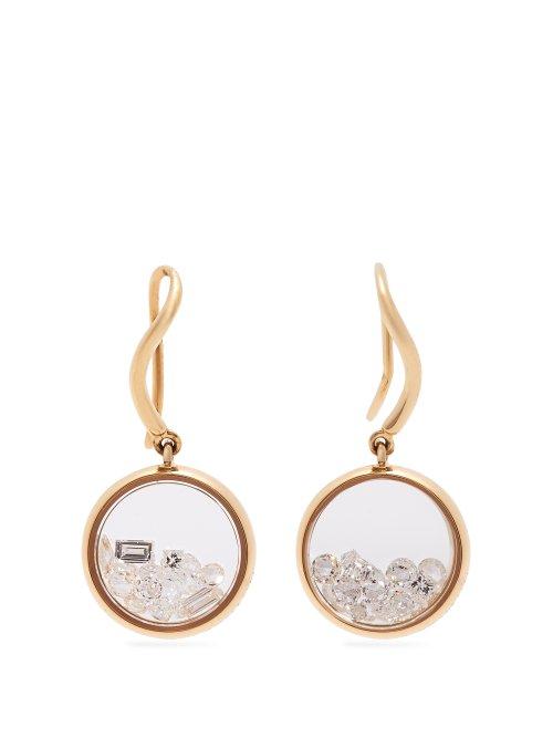Matchesfashion.com Aurlie Bidermann Fine Jewellery - Chivor 18kt Gold & Diamond Earrings - Womens - Gold
