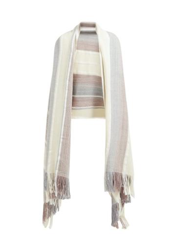 Matchesfashion.com Wehve - Pure Wool Blanket Scarf - Womens - White