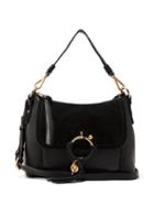Matchesfashion.com See By Chlo - Joan Small Suede And Leather Shoulder Bag - Womens - Black