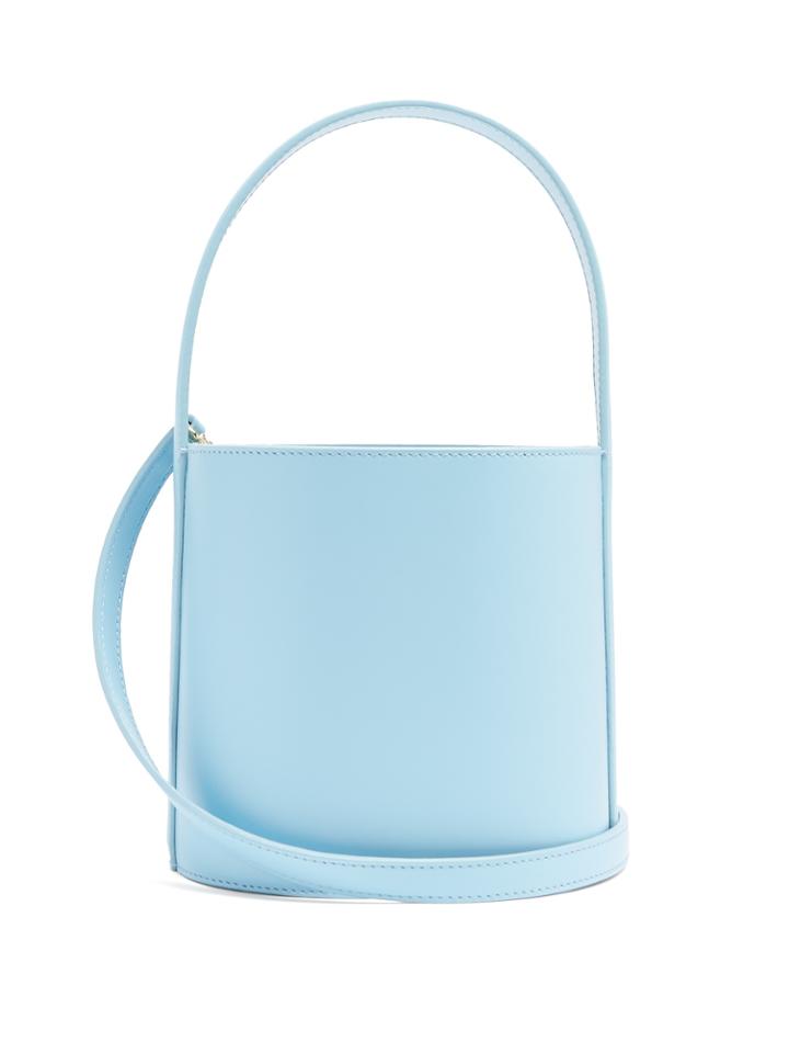 Staud Bissett Leather Bucket Bag