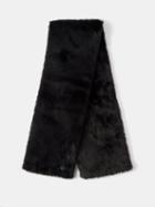 Saint Laurent - Faux-fur Scarf - Mens - Black