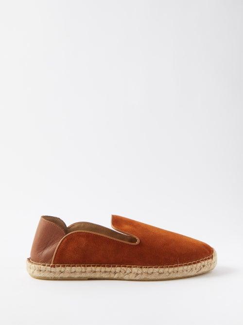 Frescobol Carioca - Veluso Suede Espadrilles - Mens - Tan