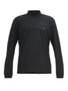Matchesfashion.com Needles - Logo Embroidered Long Sleeved T Shirt - Mens - Black
