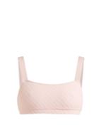 Matchesfashion.com Solid & Striped - The Madison Bandeau Bikini Top - Womens - Light Pink